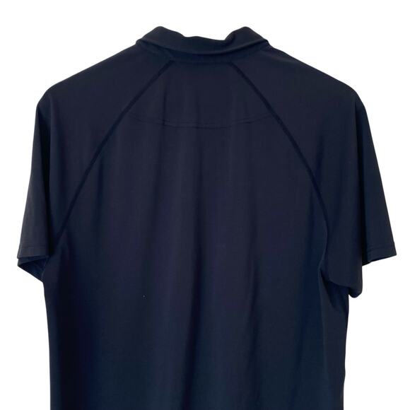 RHONE Men's Delta Pique Polo Performance Golf Lightweight Shirt Black, Large - Picture 7 of 11